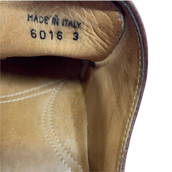 Bass Oxford Dress Size 9 M Shoes Men\'s Brown Leather Almond Toe Monk Strap main image 13